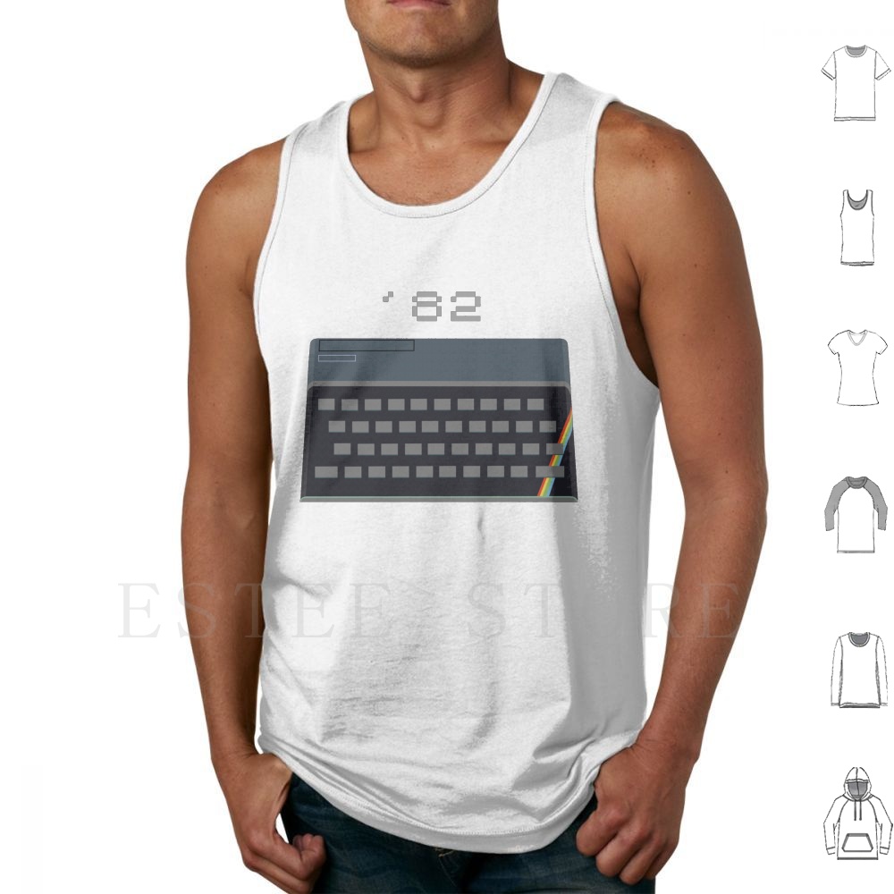 Retro Gaming Zx Spectrum - Spectrum-Now In (Clashing) Renkli Tank Üstleri