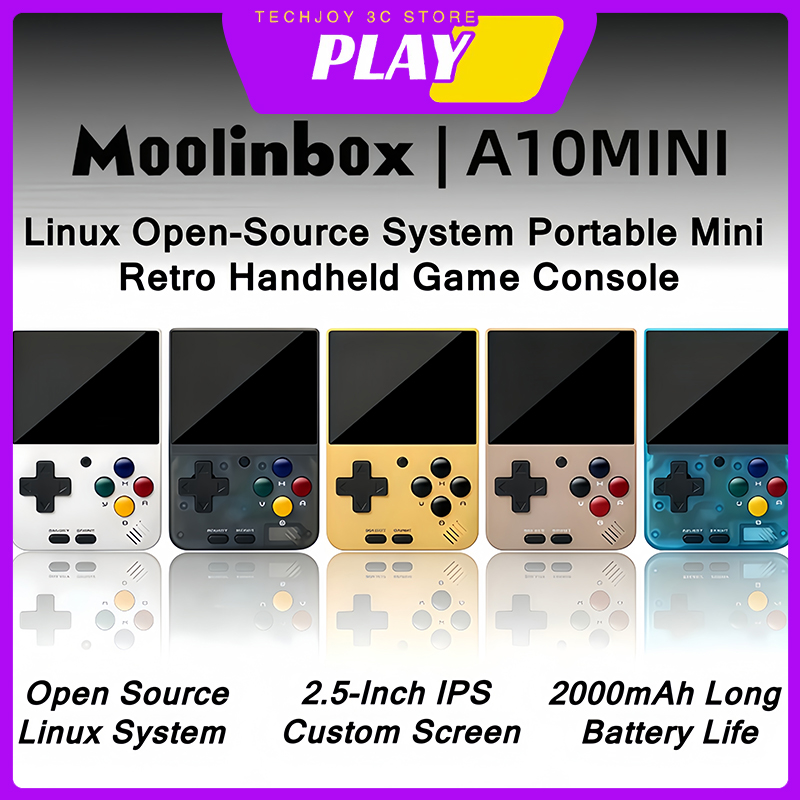 Retro Gaming Device Handheld - Moolinbox A10Mini 2.8 İnç Linux Mini