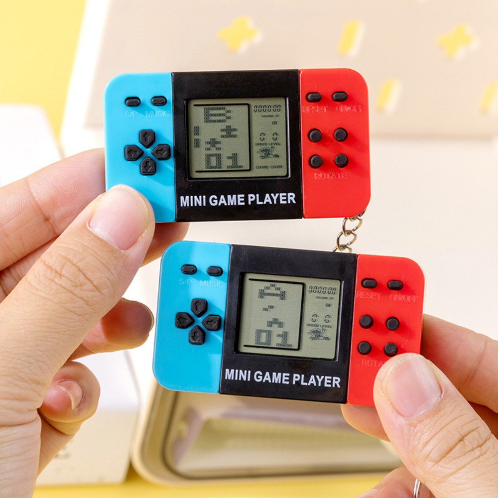 Retro Gaming Device Handheld - Klasik Tetris El Oyun Konsolu Anahtarlık