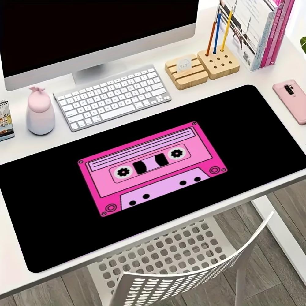 Pembe Retro Kaset Bant Desenli - Retro Gaming Desk incelemesi ve fiyatı