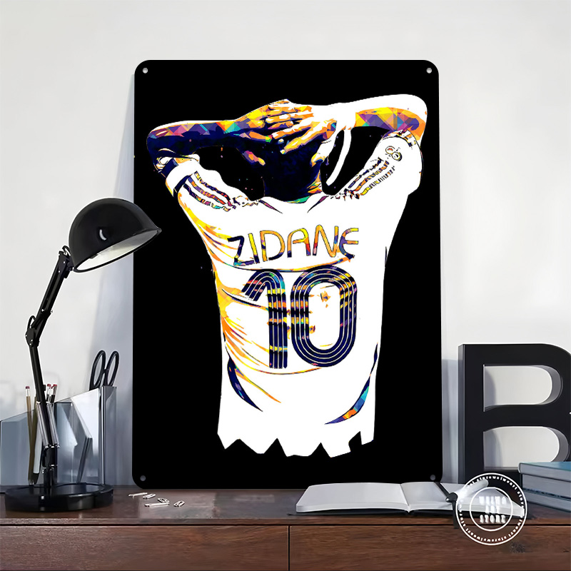 Zidane Futbol Forması Metal Po - Retro Gaming Jersey incelemesi ve fiyatı