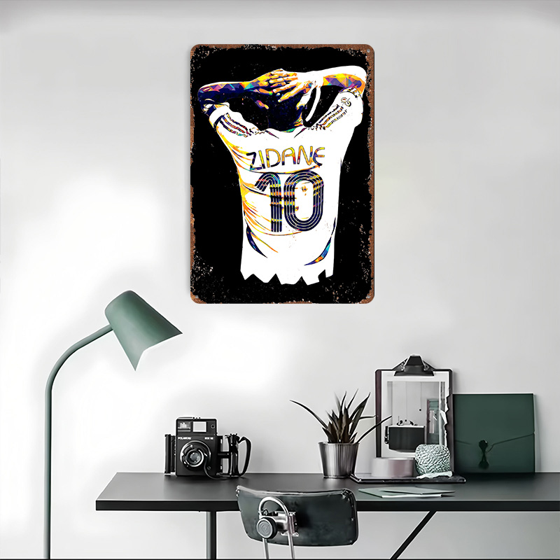 Zidane Futbol Forması Metal Po - Retro Gaming Jersey incelemesi ve fiyatı