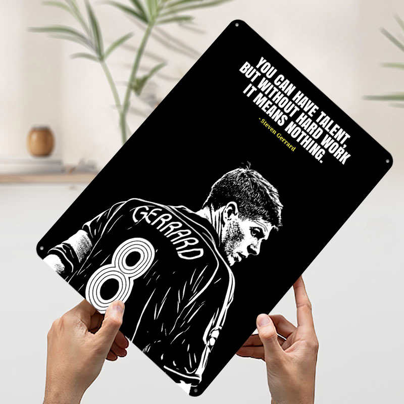 Steven Gerrard Alıntı Metal Po - Retro Gaming Desk incelemesi ve fiyatı