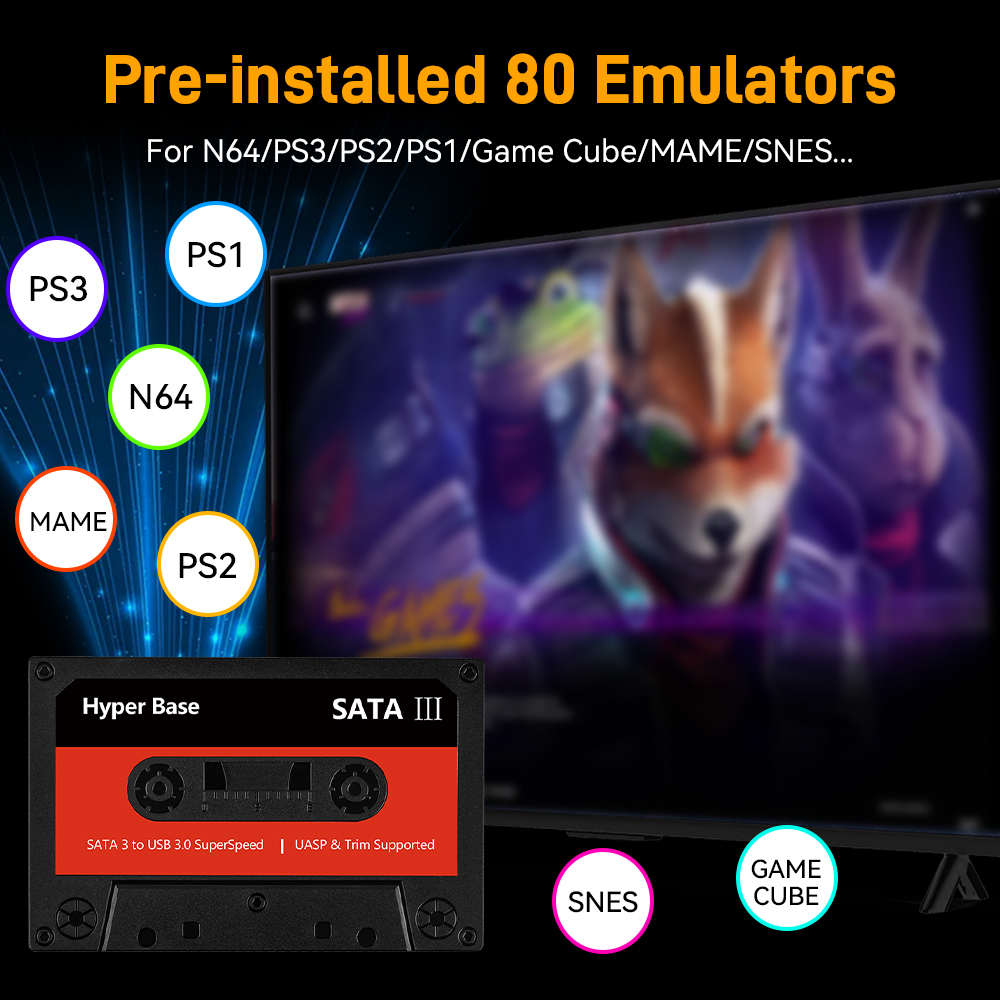 Batocera 500G/2T Emulator Oyun - Retro Gaming Emulator incelemesi ve fiyatı