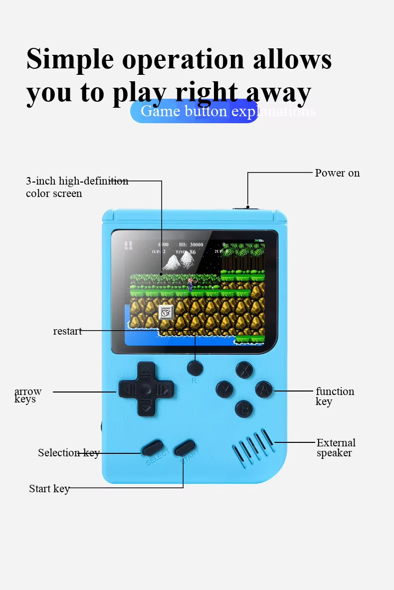 400'ü 1 Arada MİNİ Oyunlar El  - Retro Gaming Device Handheld incelemesi ve fiyatı