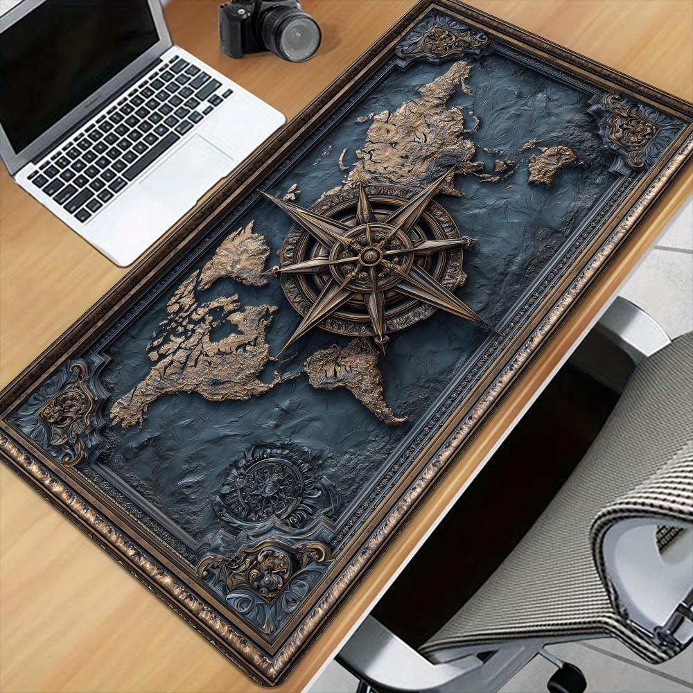 Retro pusula ve harita desenli - Retro Gaming Desk incelemesi ve fiyatı