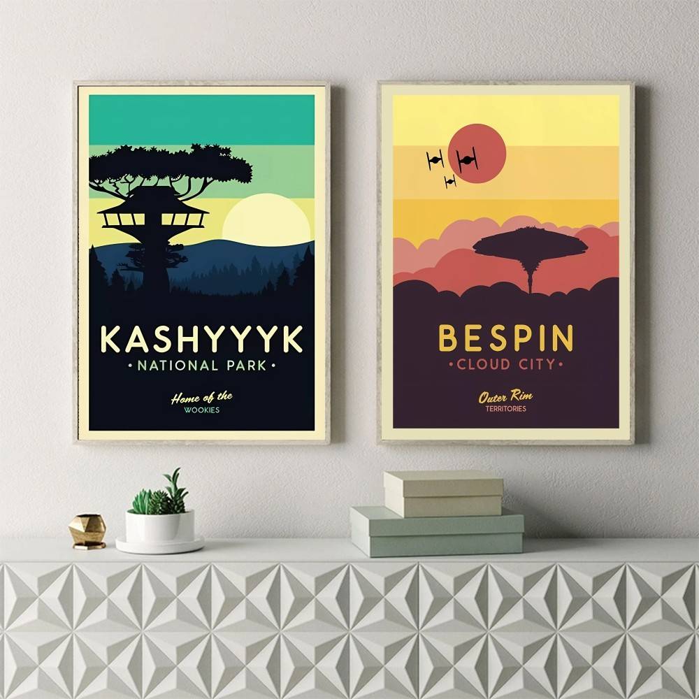 Retro Bilim Kurgu Gezegen Seya - Retro Gaming Wallpaper incelemesi ve fiyatı
