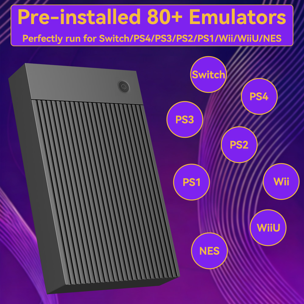 Taşınabilir 4TB Oyun HDD'si, 5 - Retro Gaming Emulator incelemesi ve fiyatı