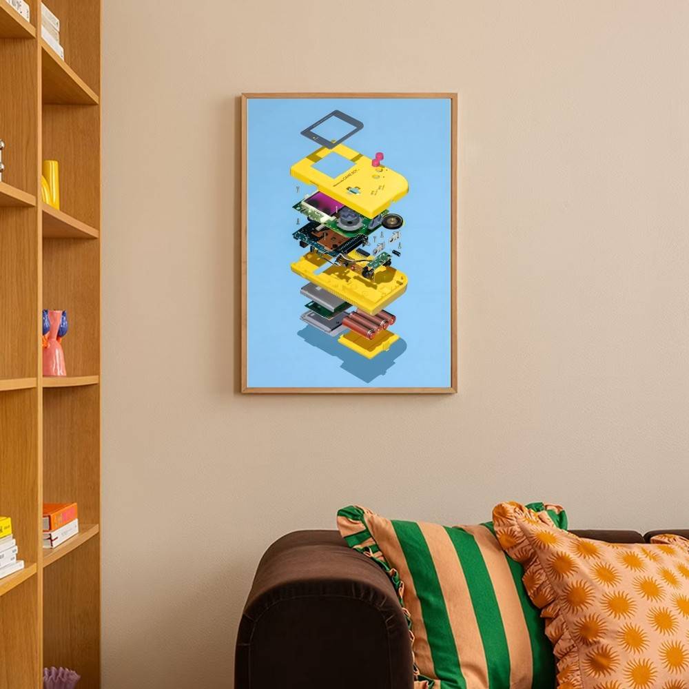 Patlayan Oyun Konsolu Kağıt Po - Retro Gaming Wallpaper incelemesi ve fiyatı