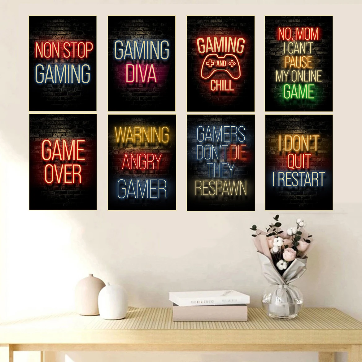 Oyun Posterleri Oyun Retro Kra - Retro Gaming Wallpaper incelemesi ve fiyatı