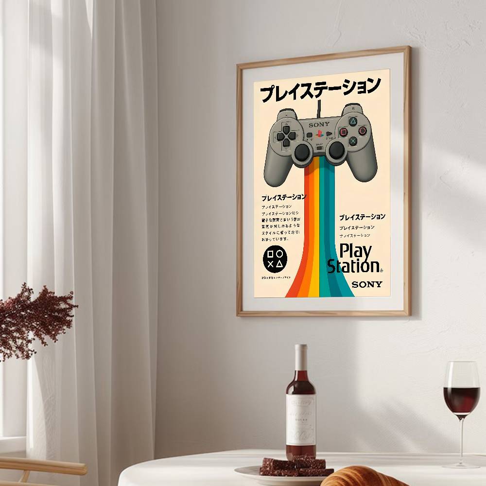 Vintage Nostaljik Oyun Konsolu - Retro Gaming Wallpaper incelemesi ve fiyatı